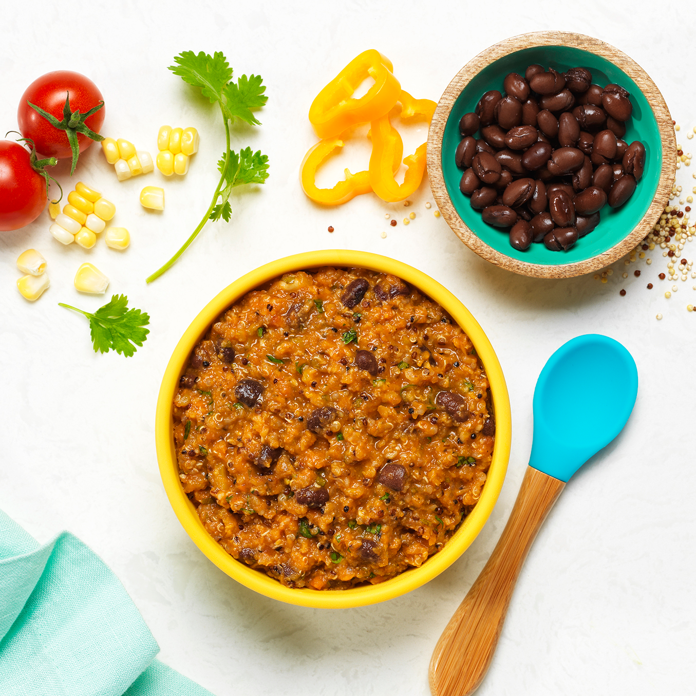 Organic Baby Food - Black Bean Bowl - Globowl Baby Food